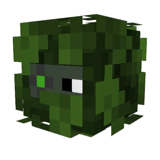 ShadowSkyFir Minecraft avatar head, 3D render