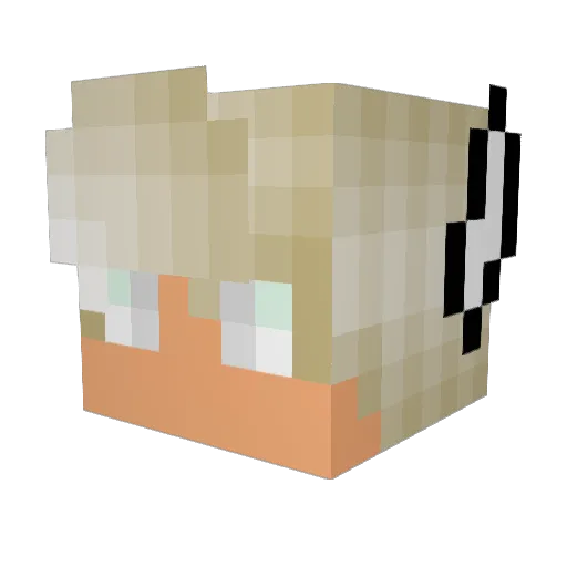 ShadowSkyle Minecraft avatar head, 3D render