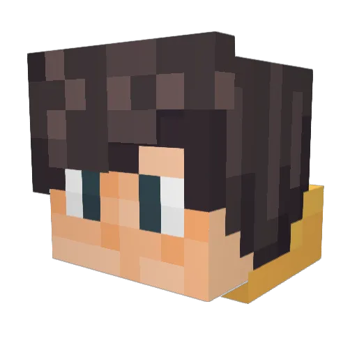 ShadowSlayer93 Minecraft avatar head, 3D render