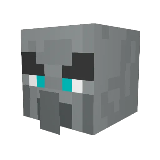 ShadowSolaris Minecraft avatar head, 3D render