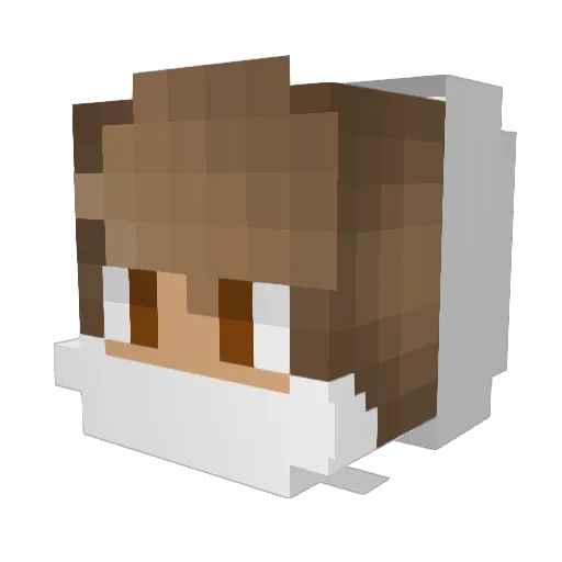 ShadowSoul1192 Minecraft avatar head, 3D render