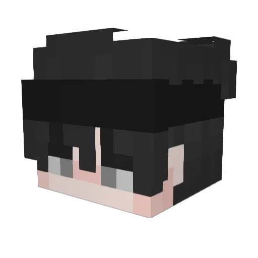 ShadowSpayer Minecraft avatar head, 3D render