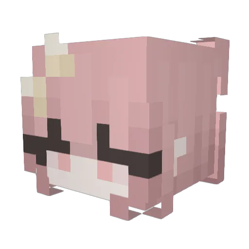 ShadowSquid1987 Minecraft avatar head, 3D render