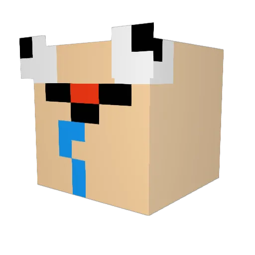 ShadowStorm11 Minecraft avatar head, 3D render