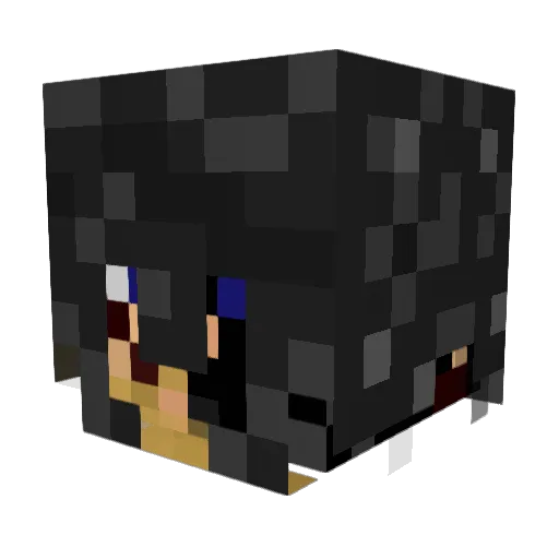 ShadowStrider05 Minecraft avatar head, 3D render