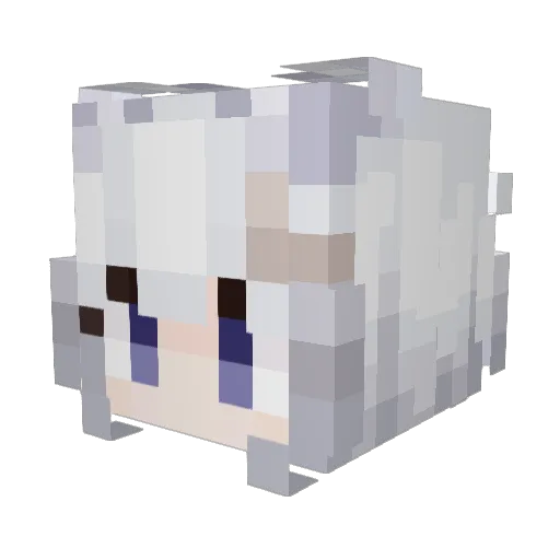ShadowStriker58 Minecraft avatar head, 3D render