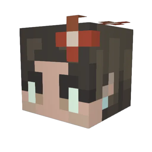 ShadowSurferXx Minecraft avatar head, 3D render