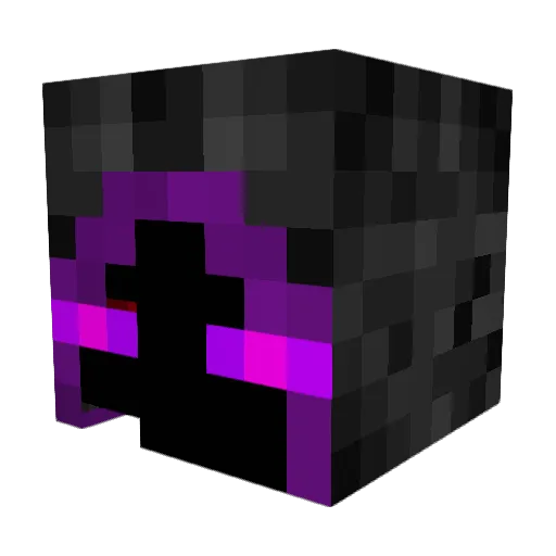 ShadowTails Minecraft avatar head, 3D render