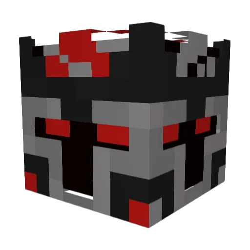ShadowTemplarX Minecraft avatar head, 3D render