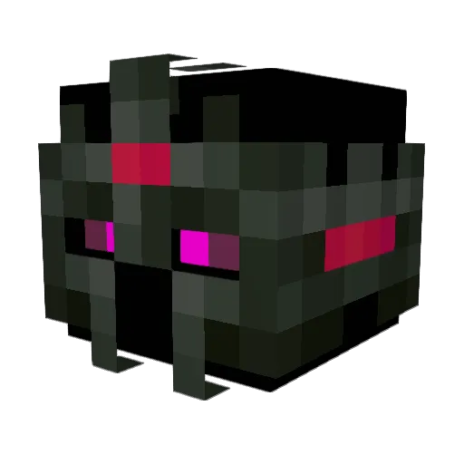 ShadowTitan08 Minecraft avatar head, 3D render