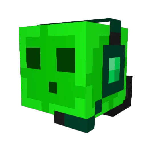 ShadowVerse20 Minecraft avatar head, 3D render