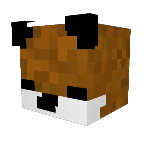 ShadowViper555 Minecraft avatar head, 3D render