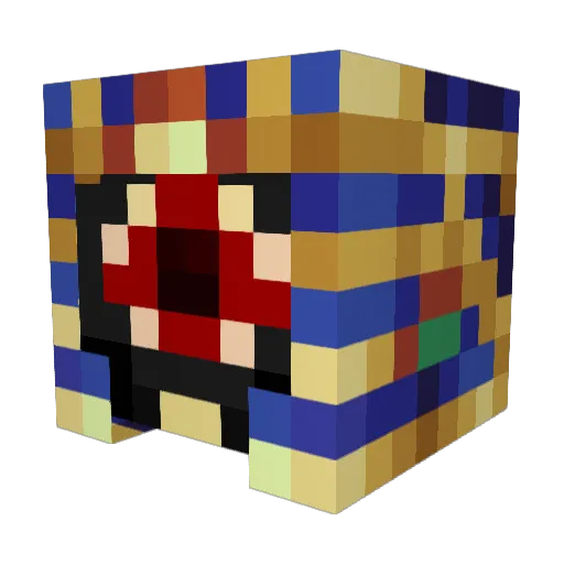 ShadowVulpi Minecraft avatar head, 3D render