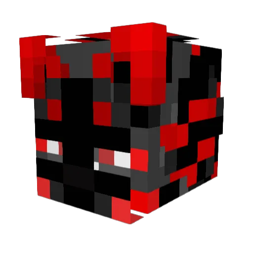 ShadowW0lf69 Minecraft avatar head, 3D render