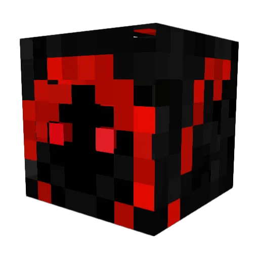 ShadowWaffle122 Minecraft avatar head, 3D render