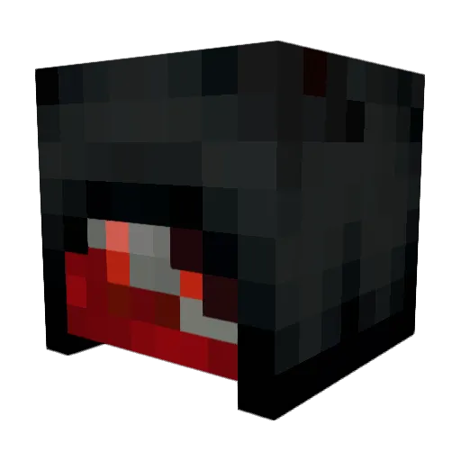 ShadowWolf145 Minecraft avatar head, 3D render
