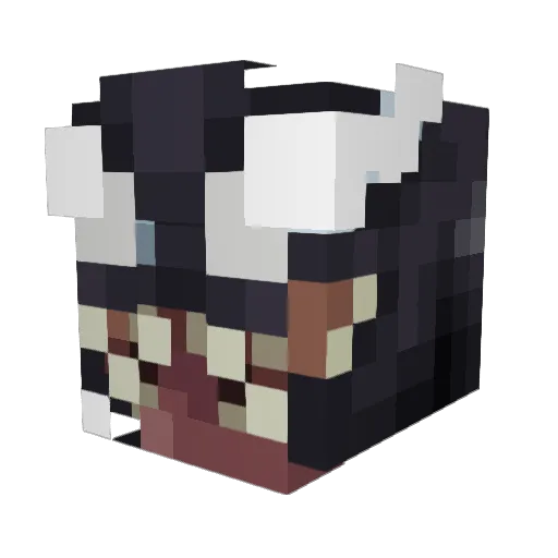 ShadowWolf892 Minecraft avatar head, 3D render