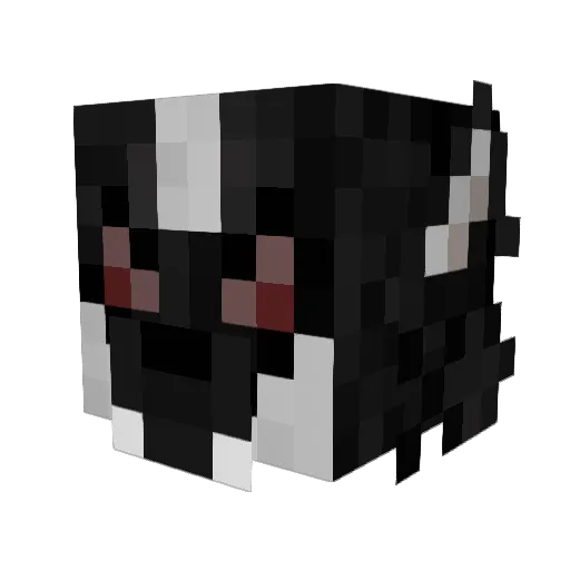 ShadowWolfXP Minecraft avatar head, 3D render