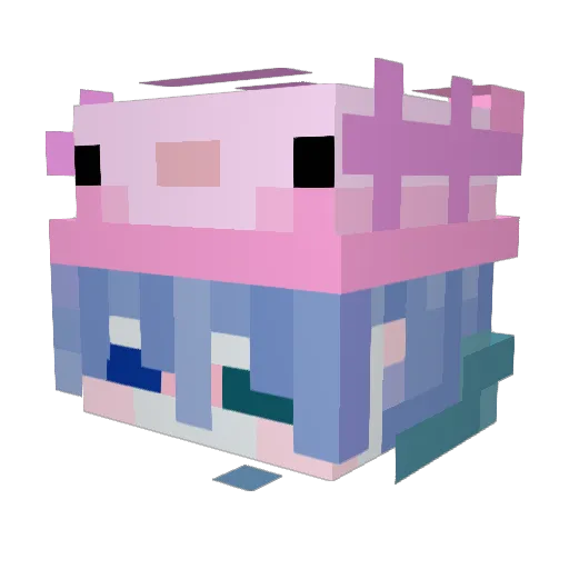 ShadowX2010 Minecraft avatar head, 3D render