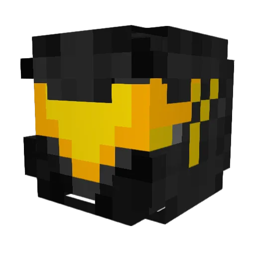 ShadowXZ Minecraft avatar head, 3D render