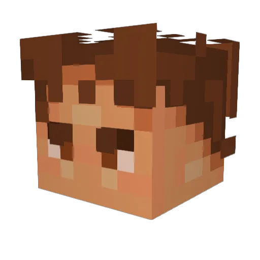 Shadow_0789 Minecraft avatar head, 3D render