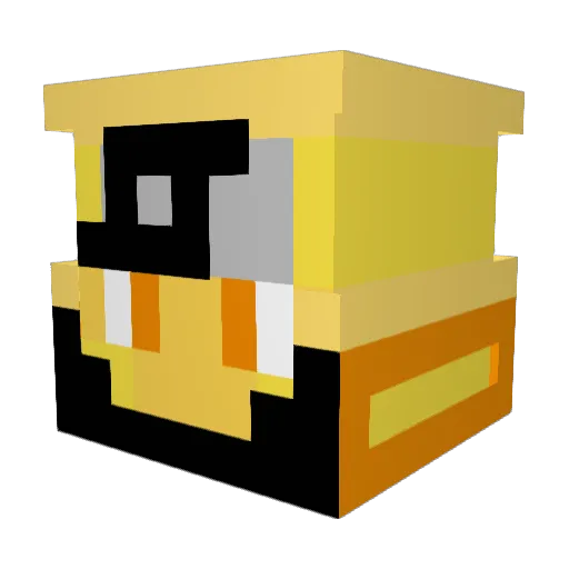 Shadow_1018 Minecraft avatar head, 3D render