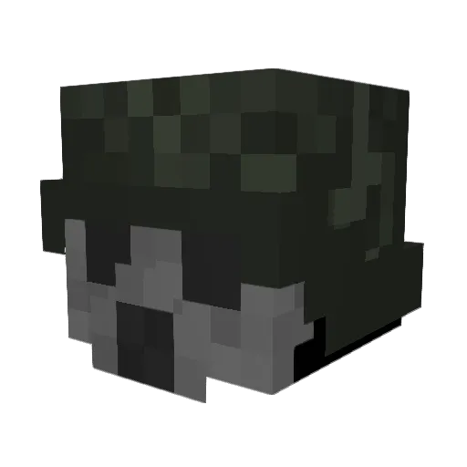 Shadow_4516 Minecraft avatar head, 3D render