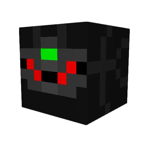 Shadow_66 Minecraft avatar head, 3D render