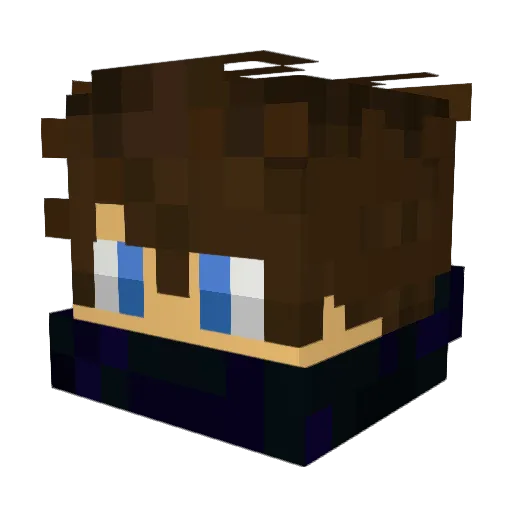 Shadow_851 Minecraft avatar head, 3D render