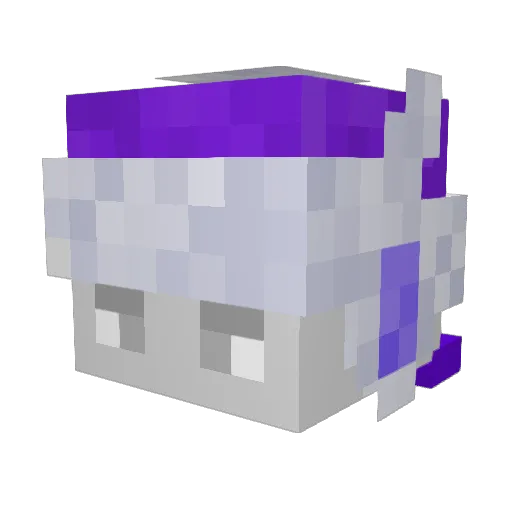 Shadow_Doll00 Minecraft avatar head, 3D render