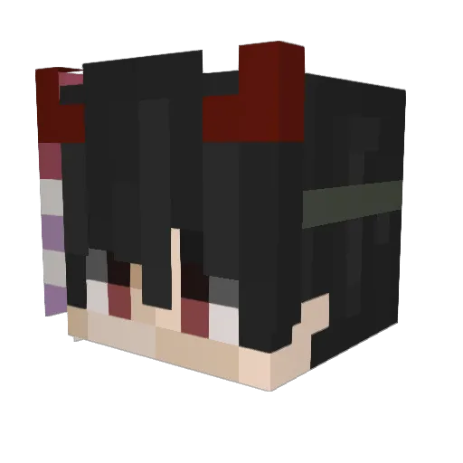Shadow_Edwards Minecraft avatar head, 3D render