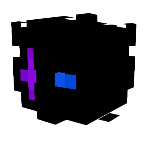 Shadow_Fort Minecraft avatar head, 3D render