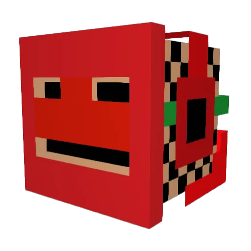 Shadow_Gear Minecraft avatar head, 3D render