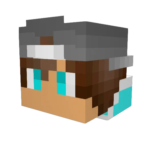 Shadow_King15 Minecraft avatar head, 3D render