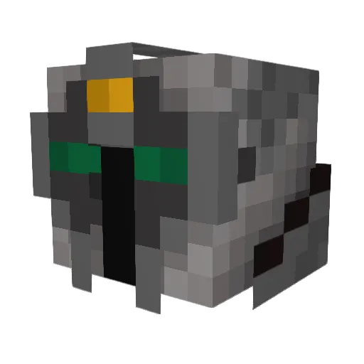 Shadow_Knight7 Minecraft avatar head, 3D render