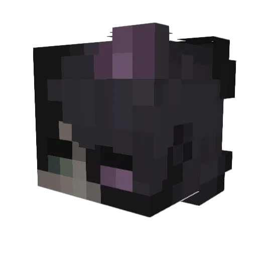 Shadow_L1VE Minecraft avatar head, 3D render