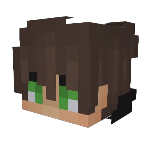 Shadow_Lynx77 Minecraft avatar head, 3D render
