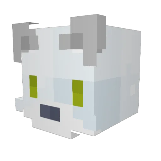 Shadow_Moon_HD Minecraft avatar head, 3D render