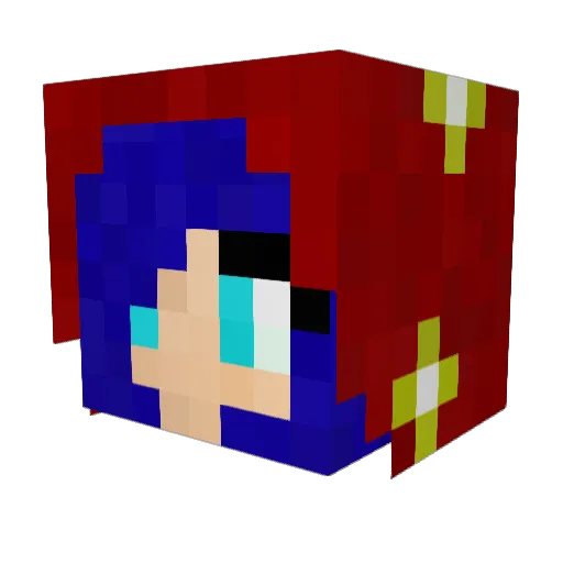 Shadow_Olds Minecraft avatar head, 3D render