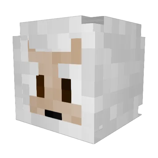 Shadow_Puppys Minecraft avatar head, 3D render