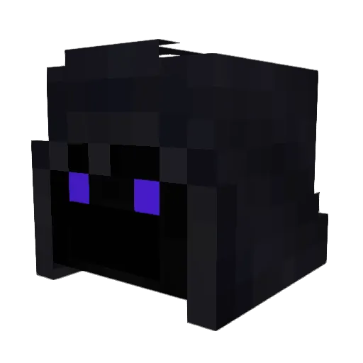 Shadow_Realm24 Minecraft avatar head, 3D render