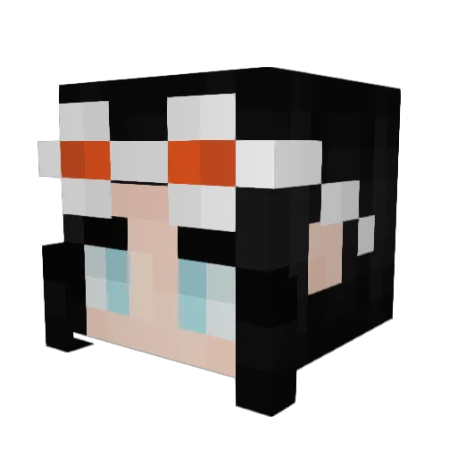 Shadow_Storm1 Minecraft avatar head, 3D render