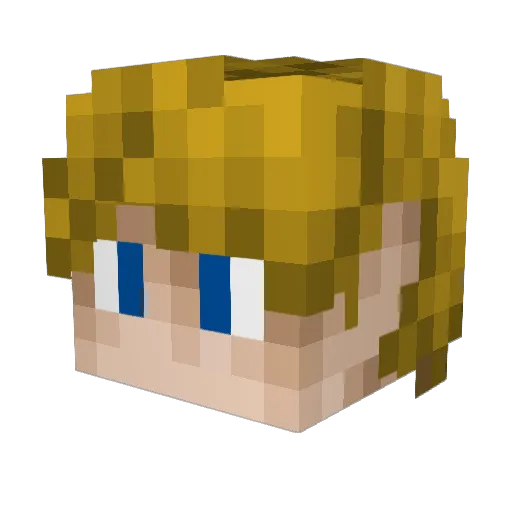 Shadow_Storm57 Minecraft avatar head, 3D render