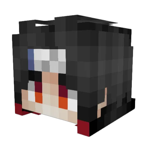 Shadow_Tr1ton Minecraft avatar head, 3D render