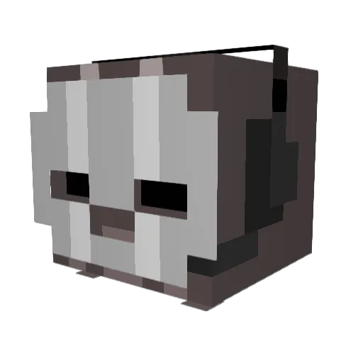 Shadow_Uchiha Minecraft avatar head, 3D render