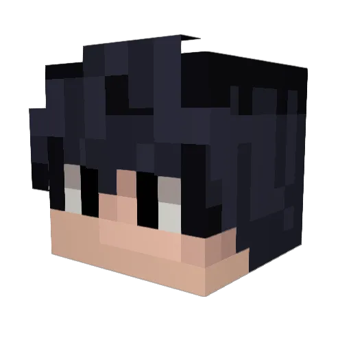 Shadow_Vexin Minecraft avatar head, 3D render