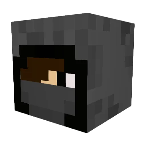 Shadow_Voltz Minecraft avatar head, 3D render