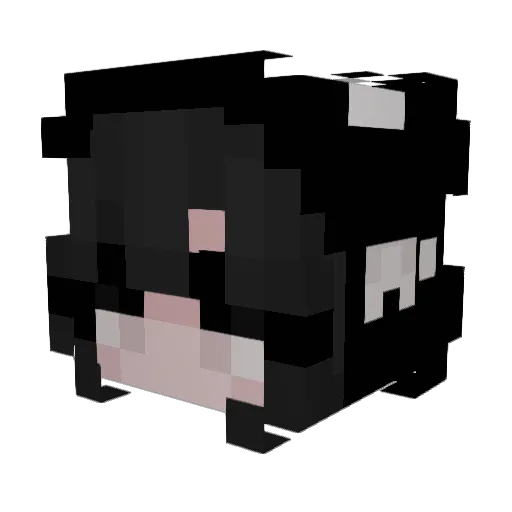 Shadow_blade35 Minecraft avatar head, 3D render