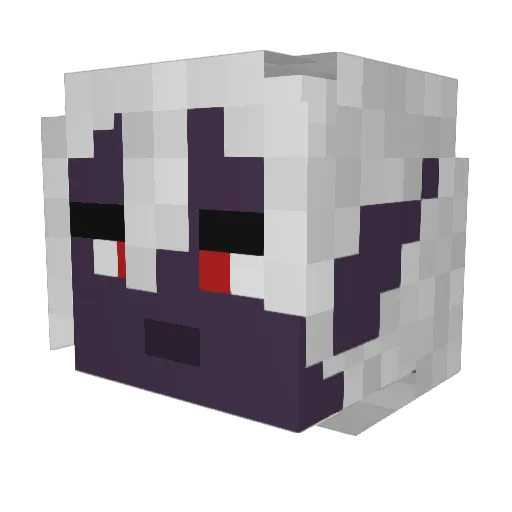 Shadow_elf13299 Minecraft avatar head, 3D render