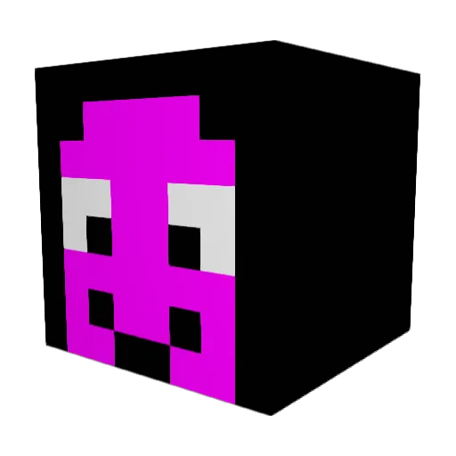 Shadow_jems Minecraft avatar head, 3D render